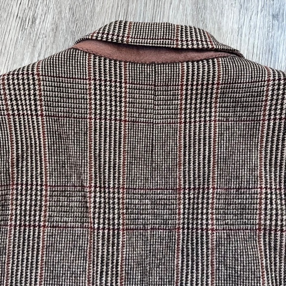 Brooks Brothers Blazer Men's 42L Brown Windowpane Plaid 100% Camel Hair Grandpa‎ - Picture 12 of 12